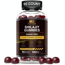 SKUTECZNY NUTRA Shilajit Gummies 1000mg XI124; Pure Shilajit Resin for Energy, Brain & Immunity XI124; Suplement dla mężczyzn i kobiet XI124; Sugar-Free, Vegan, Glatunit Free XI124; Natural Berry Flavor, Made in USA (90ct)