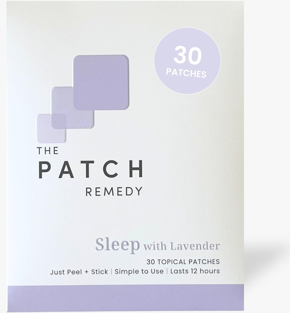 Łata Remedy Sen z Lavender Patch 124; Valerian, Passionflower, Chops, Glycinate magnezu, Lavender 124; 30 Łaty