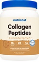 Nutricost Collagen Peptydes Proszek (Czekoladowy Masło orzechowe aromatyzowane) 1 LB - Hydrolizat Kolagenu karmowego, Bez glutenu