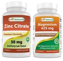 Cytrynian cynku 30 mg i glicynian magnezu 425 mg