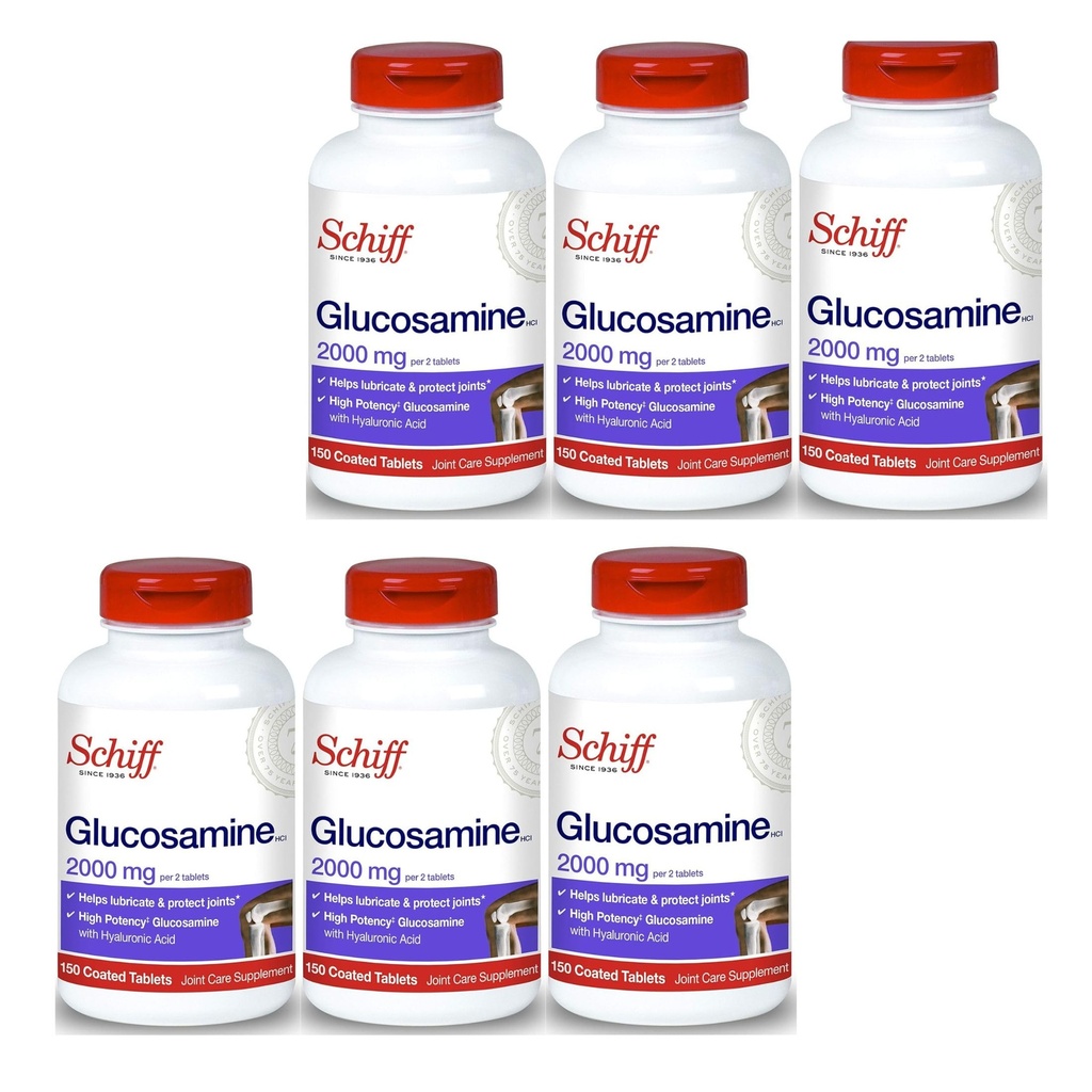 Schiff Glukozamina 2000mg z kwasem hialuronowym (opakowanie 4)