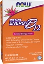 TERAZ Suplementy, Natychmiastowa energia B- 12 (2000 µg B- 12 na opakowanie), Wzmocnienie energii komórkowej *, 75 Pakiety