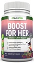 Boost for her Libido Booster For Women - Aktywuje i wzmacnia Libido - Mood & Desire Boost - Non-GMO - All Natural Herbal Aphrodisiac - With Horny Goat Weed, Maca, Tongkat Ali & Tribulus - 90 Kapsułki