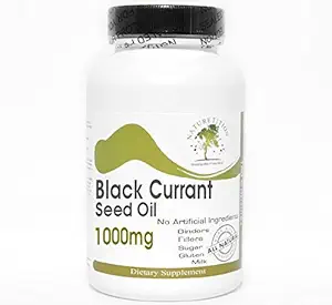 Czarna porzeczka Olej nasienny 1000mg ~ 180 Kapsułki - Brak dodatków ~ Naturetition Supplements