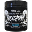 Szalony Labz Psychotic Black Edition Mid Stymulant pre Workout Powder, Energy Focus Pompy, Załadowany z Creative Beta Alanine Tauryne Napędzany przez AMPiberry, 35 Sług (Blue Malina)