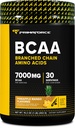 Primaforce BCAA Proszek (Ananas Mango) (30 Służenia) - 7000MG 2: 1: 1 BCAA, Post- Workout Recovery Drink z Amino Kwasy i prawdziwe sól dla mężczyzn i kobiet