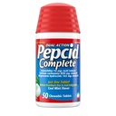 Pepcid Complete Acid Reducer + Antacid for Acid Reflum, 10 mg Famotydyna, 800mg Karbonian wapnia i 165mg Hydroksyd magnezu na tabletkę z lekiem Heartburn, Przeżuwacze kwasu przeciwnowotworowego, Mint, 50 µg