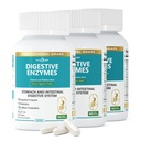 800mg Enzymów Digestive dla mężczyzn i kobiet z probiotykami i prebiotykami, 8 Kluczowych Enzymów, Prototeki, Amylase i Lipase 124; 270 Kapsułek - 90-dniowe dostawy dla Bloating & Gas Relief - Non-GMO