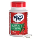 Move Free Zaawansowana Glukozamina Chondroitin MSM Joint Support Support Support Supports Mobilność, Komfort, Siła, Elastyczność & Kości, 120 Tabletki / 40 Służenie