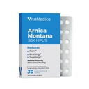 Arnica Montana 30X HPUS, Stopień kliniczny, Szybko rozpuszczalne tabletki, Pięciodniowy Pakiet Odzyskiwania bólu i siniaków po zabiegu chirurgicznym lub urazie, Natural Healing, Delikatnie na żołądku - 30 Hrabia