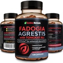 115,000mg Fadogia Agrestis z Tongkat Ali + BioPerine ® [Max Absorpcja] - Wspiera Stamina, Siła, Skupianie, Mięśnie Zdrowie i Odzysk, Napęd & Wydajność - Non-GMO & Made in USA - 120 V Kapsułki