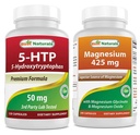 Najlepsze naturals 5- HTP 50 mg & Magnezu Glicynian 425 mg