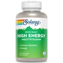 SOLARAY High Energy Multivitamine, No Iron, 1 / Day, Timed- Release Formuła, Cała żywność i Herb Base 120 VegCaps
