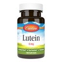 Carlson Lutein 6 mg, Vision Support & Eye Health Supplement, Formuła przeciwutleniająca z Zeaksantyną, 180 Softgels