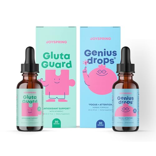 JoySpring Genius Drops i Glutation Liquid for Kids