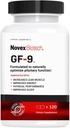 Novex Biotech GF- 9 - HGH suplement wzmacniający dla mężczyzn - Kompleks treningowy dla mężczyzn - Support Energy, Endurance, Sleep, 120 Ct (30- Day Supply)