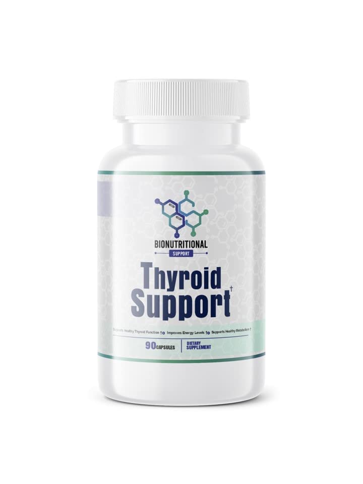 Wsparcie dla tarczycy - Ltyrozyna, jod, witamina B12 Complex, Cynk, Selen, Ashwagandha, Copper & More 30 Day Supply