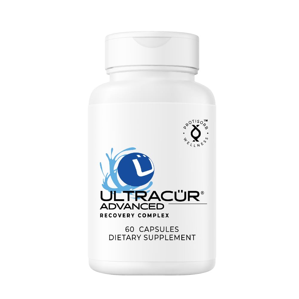 UltraCur Advanced Joint Supplement with High Absorption Curcumin - Extra Strength Protisorb Liquid Protein Scaffold - Wspiera mobilność i elastyczność z Devils Claw & Boswellia - 60 kapsułki