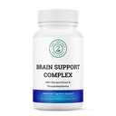 Brain Support Complex - Advanced Cognitive Support Supplement with Ginkgo Biloba, Bacopa Monnieri, Phosphatidylserine, HuperzineA, St. John 's Wort - 30 Ct