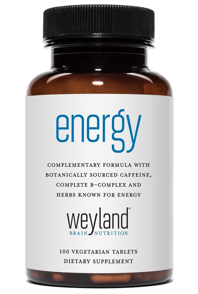 Energia 124; Formuła Complimentary w / Botanicznie zasolona kofeina 124; Kompletne B- Complex & Energy Support Herbs