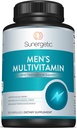 Superior Premium Men 's Supplement - Potężny Multivitamin- Wspiera energię, Stamina, Endurance & Stress Management - z cynku, Ashwagandha, Maca, L- Karnityna i Witaminy - 120 Kapsułki