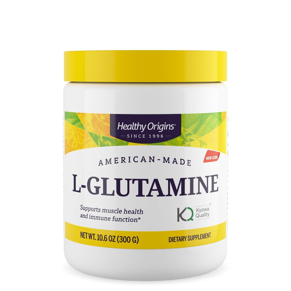 Zdrowe początki L- Glutamina (American-Made, Non-GMO, Gluten Free, Wsparcie dla mięśni, Wsparcie immunologiczne), 10.6
