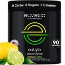Dr Ekberg euLyte Instant Hydration Electrolytes Proszek Zero Cukier Carb Calorie Lemon Lime Drink Mix • 80 + Minerały Magnezu Potasu Wapnia Minerały • Post Keto Stewia • 90 Służenie