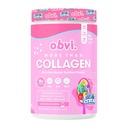 Obvi Więcej niż Collagen proszek Pigment 124; Wspiera zdrowe włosy, Skóra, Nails, Łączniki, Gut 124; Pasza suplement multi Collagen z kwasem hialuronowym, Biotin, Keratyna 124; Płatki owocowe, 30 Służenie