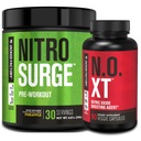 Jacked Factory Nitrosrake Pre- Trening w Ananasie & N.O. XT Wzmacniacz tlenku azotu dla mężczyzn i kobiet