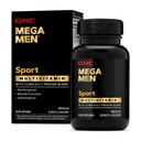Mega Men Sport Multivitamin Cappets, Athletic Performance Nutrition, Funkcje mięśni, Klinicznie udowodnione czuć się lepiej, Przeciwutleniacze, Witaminy B, Produkcja energii, Timed Release, 90 ct, 45 svgs