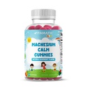 Vitamatic Kids Magnezu spokojne Gummies - 60 Wegan Count - Wielki Degustacja - Promowanie Zdrowe, Mięśnie, Kości, & Wsparcie energetyczne