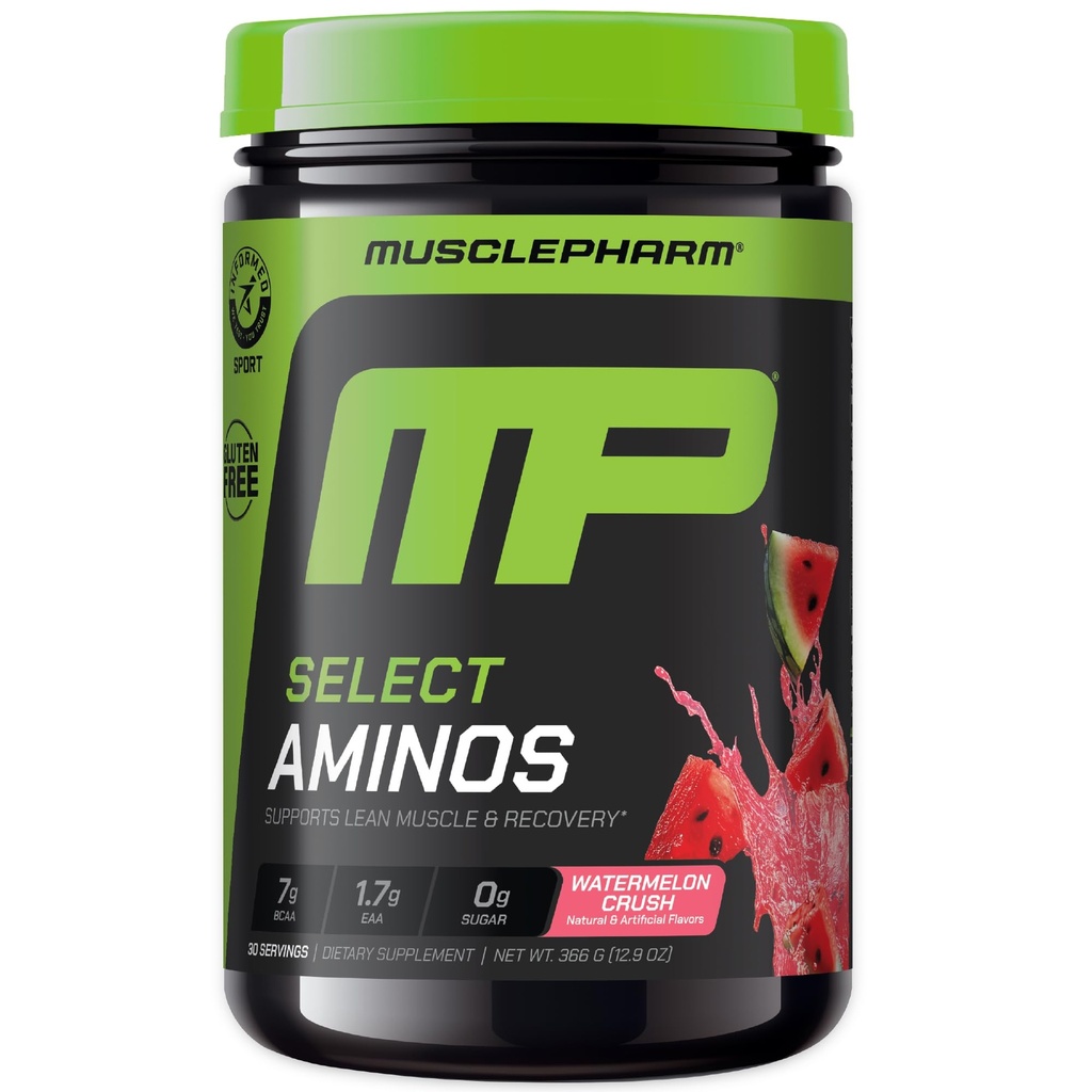 Farma mięśniowa EAA Recovery + BCAA, Post Workout Essential Amino Acids Powder, Pre Workout Suplement energetyczny dla mężczyzn i kobiet z rozgałęzionym łańcuchem Amino Acids, 30 Służenia (Arbuz Crush)