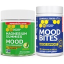 NATURAL STAKS Mood Bites + Mood Gummies Magnezu Bundle - Pozytywne wsparcie nastrojów * - 60 Chewables