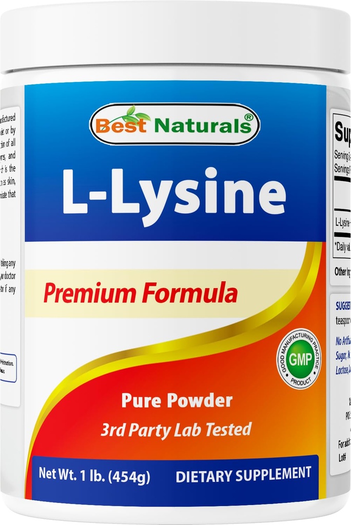 Najlepsze naturalne Lizyny Proszek, 1 Funt - 100% Czysty (1 LB (Opakowanie po 1))