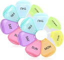 Cotygodniowy organizator pilek 7 dni, duże codzienne pióro przypadki, pill box, pill Holder, Pill Dispenser, Travel pill Organizer dla witamin, Oleje rybne, suplementy