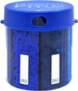 XL Supplement Pill Dispenser Butelka, 7 Składniki, Etykiety, Easy Open, Mieszanie anty-, UV Chroniony Organizator, Bardzo Duża Miesięczna Witamina, Monster Fit Medication Holder (Kobalt Blue, Duży)