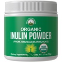 Organiczny proszek inulinowy Naturalny włókno prebiotyczne dla Gut Health. USDA Organic Raw Plant Based Vegan Prebiotics FOS Suplement z Jerozolimy Karczoch. HSA + FSA Kwalifikujące się Witaminy Tylko Lista Zatwierdzona