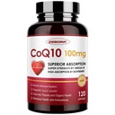 ZEBORA CoQ10- 100mg- Softgels z PQQ, BioPerine & Omega-3, Wysoka Absorpcja Koenzym Q10 Suplement, Powerful- Przeciwutleniacz, Wsparcie Heart & Energy Production 120 Sługi, Non-GMO