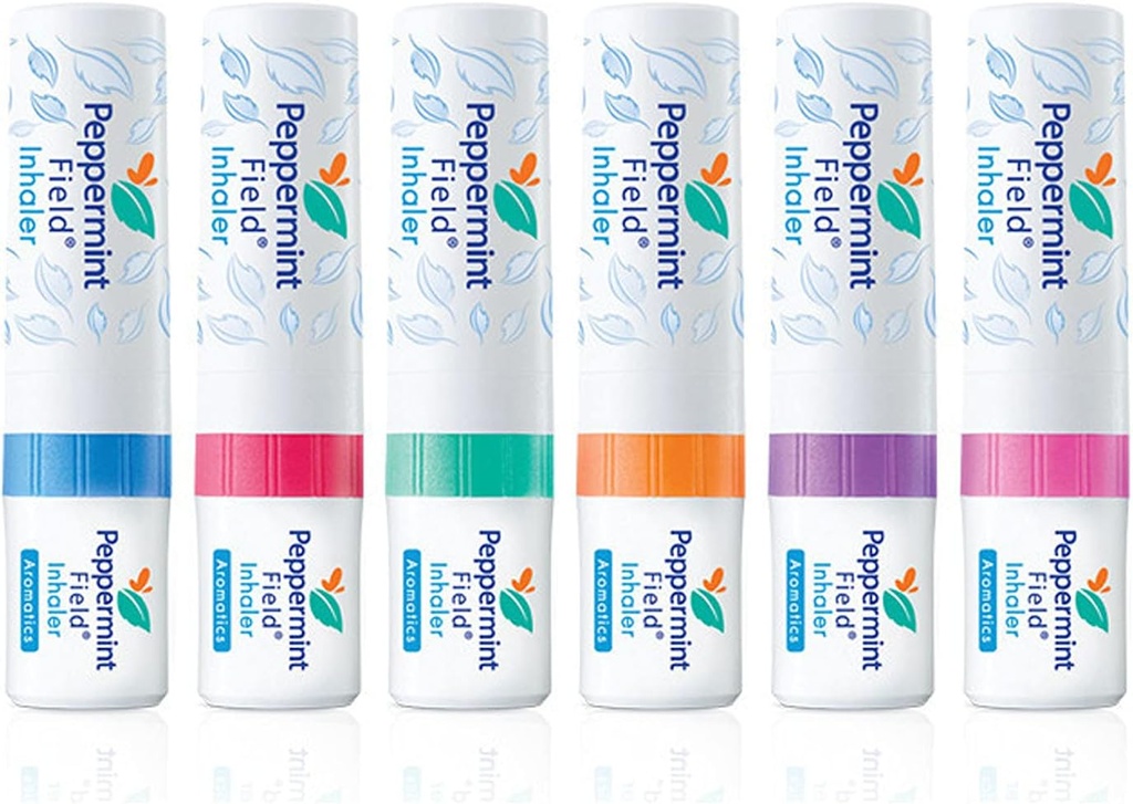 Peppermint Field Nasal Inhaler - Silny Peppermint Thai Inhaler - Opakowanie po 6