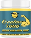 Mikronizowany monohydrat krewowy proszek, Unflavored, Pre Workout, Post Workout, Recovery, Muscle Building, Poprawa sprawności atletycznej, 300 Gram, 5000mg na serwis, 60 Służenie