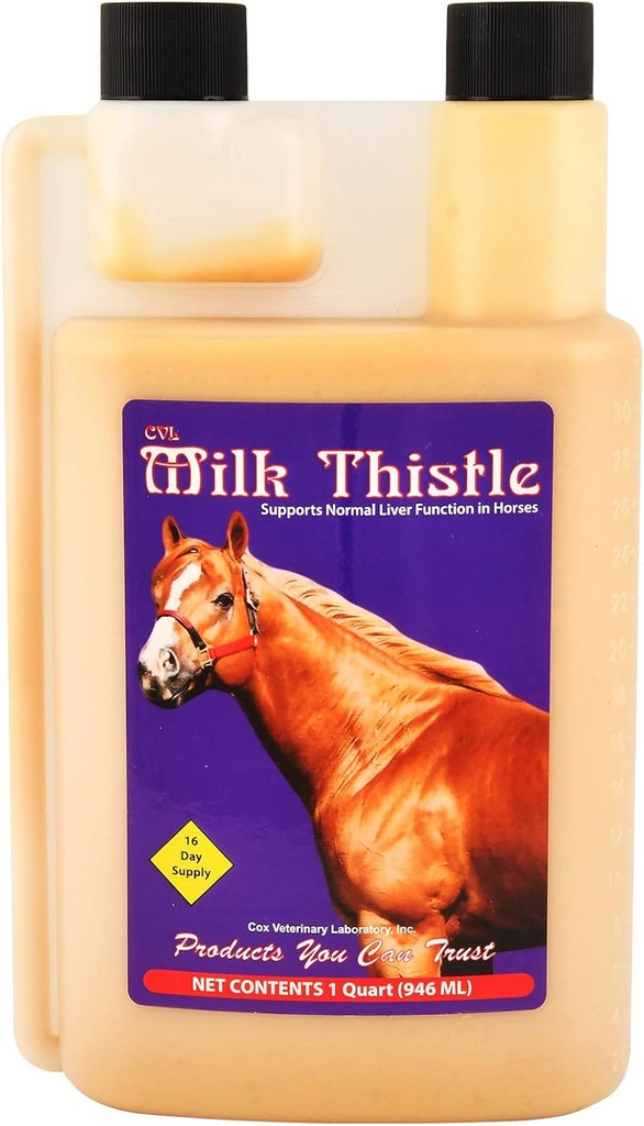 Cox Laboratorium Weterynaryjne Mleko Thistle Quart (32 Ounces)