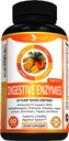 Pothent Garden Digestive Enzymes - 18 Enzymy oparte na roślinach z amylazą lipazy bromelaina Mlekaza Promelaina i inne enzymy - One Pre Meal Pill Wspiera zdrową trawienie i odżywczy Wchłanianie 60 Czapki