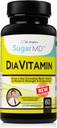 SugarMD Diavitamin Supplement Formuła - Multiwitamina dla mężczyzn i kobiet - Multiwitaminy i Minerały - 60 Tabletki z wieloma witaminami - Przywracanie wytrzymałości i wytrzymałości - Nie-GMO - Bez glutenu