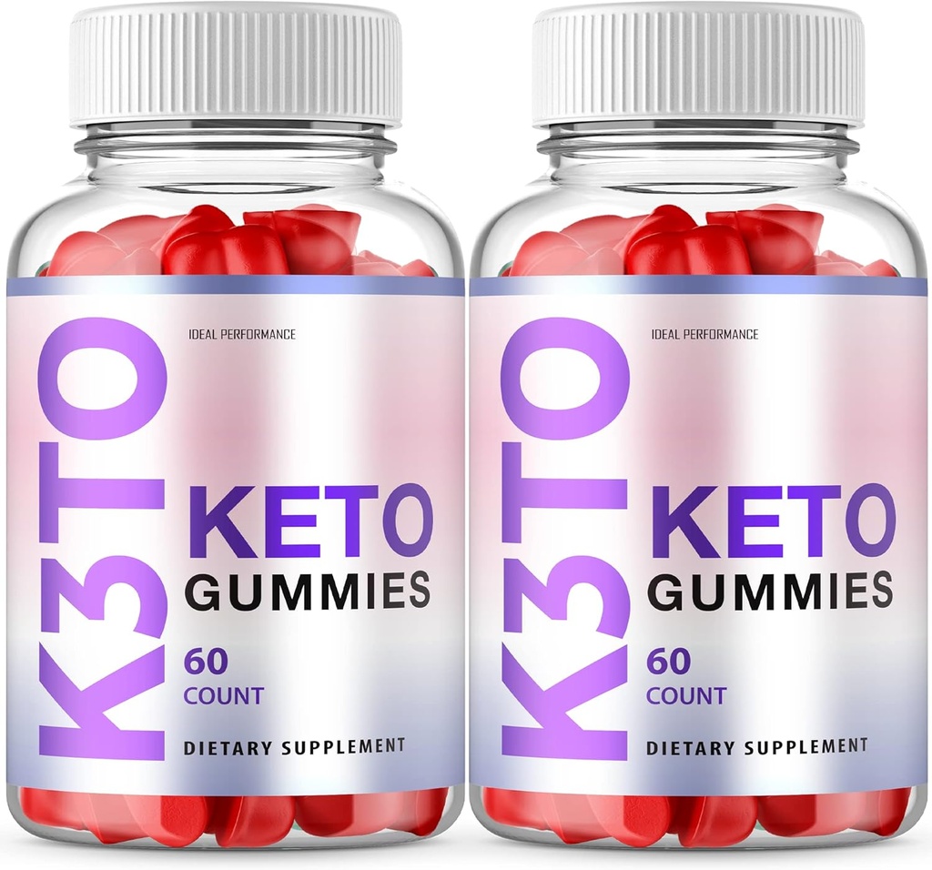 IDEAL Wydajność (2 Pack) K3TO. Ketos Gummies K3TO Gummies K3 do Gummies (120 Gummies)