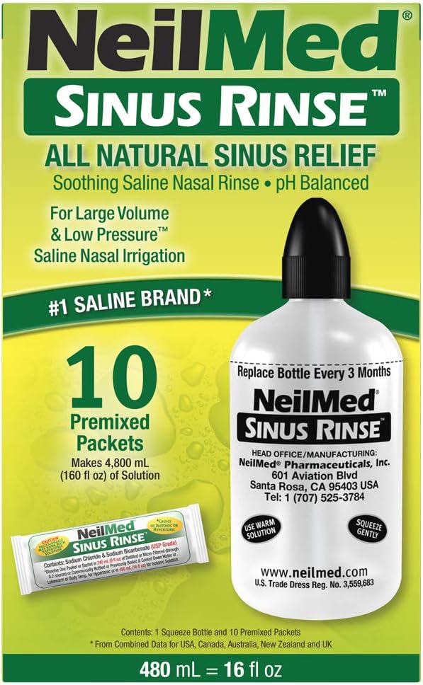 Sinus Rinse 16oz Bardzo duża butelka