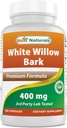 Best Naturals White Willow Bark 400 mg 180 kapsułek