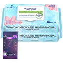 Fluslable Hemorrhoid Wipes Agregat 124; Medycyna Czarownica Hazel Wipes Ph Balanced Agregate 124; 112 Count Fragrance Free Dorosłe Hemorrhoid Leczenie Witch Hazels Wipes for Butt Itch Relief Soothing