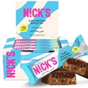 Potrójne Czekoladowe Bary Nicka - 12- Count Box Xi124; Wysokie Białko, Niskie Kalorie, Niskie węglowodany, Keto Friendly, No Added Sugar