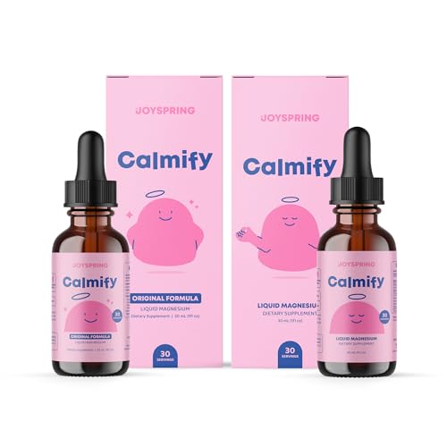 JoySpring Magnezu Citrate Liquid & Magnezu Glicynian dla dzieci - Sugar gluten Free Magnez dla dzieci i Magnezu Citrate Liquid - Magnezu Suplementy dla dzieci